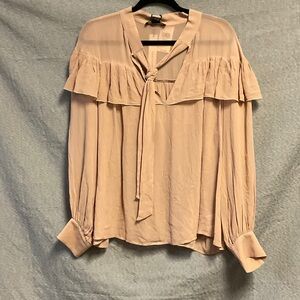 Sanctuary Women's Blouse in Soft Pink